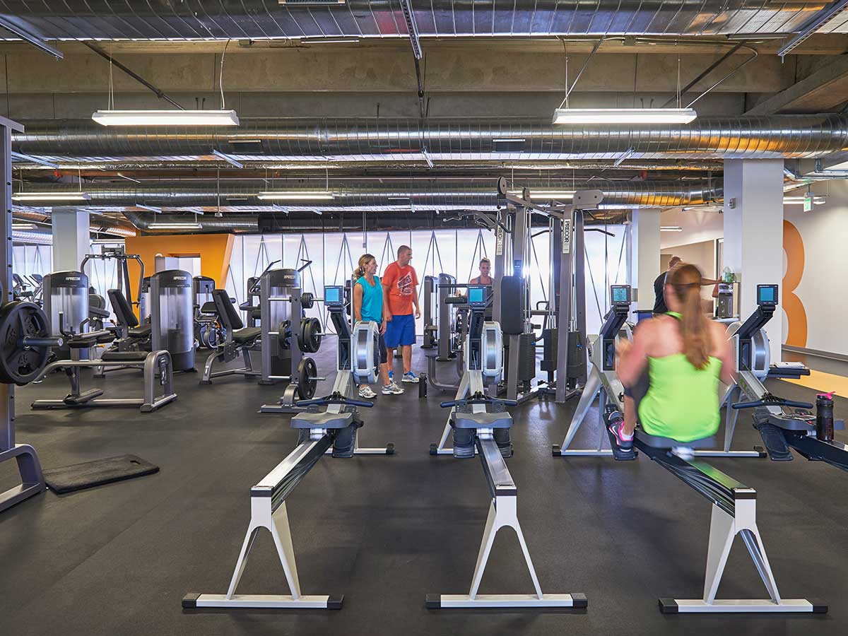 3form gym and wellness interior
