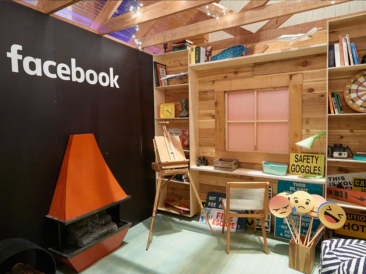facebook creators lounge art studio