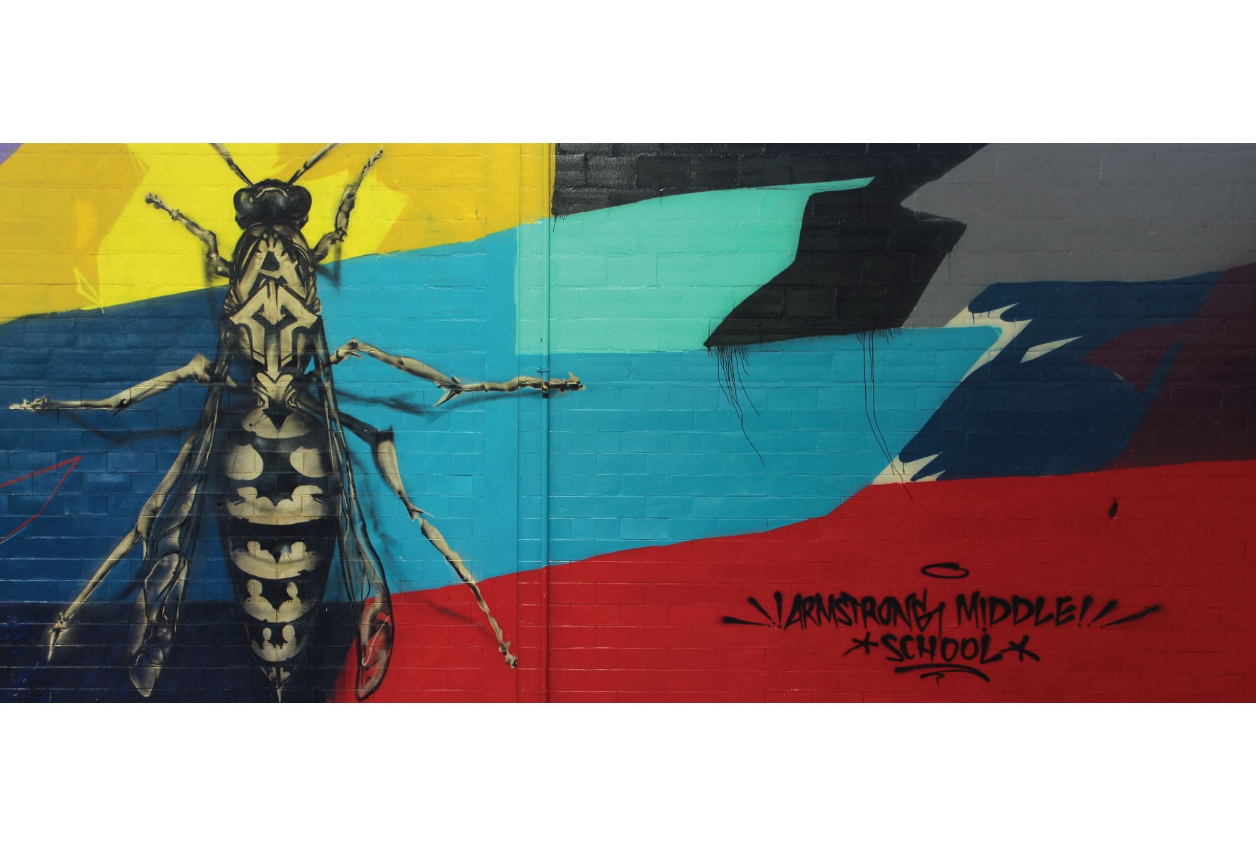 mural - armstrong middle school by benjamin weimeyer located in mississippi